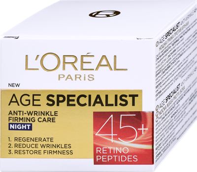 LOREAL KREMA NOC 50 ML AGE SPECIALIST 45+