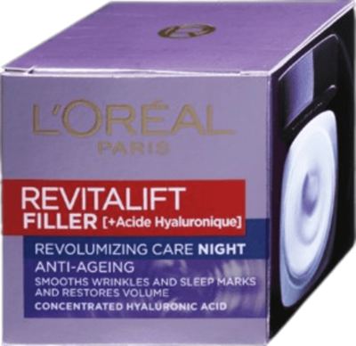 LOREAL KREMA NOC 50 ML REVITALIFT FILLER ANTI AGE SPF50