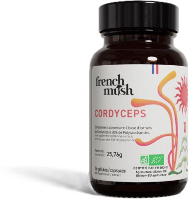 French mush Cordyceps kaps. 56 kom.
