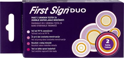 First Sign duo test za utvr.trudnoće 2k.