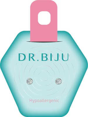 DR. BIJU Naušnice Xiri crys. male 1par