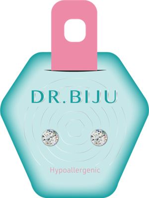 DR. BIJU Naušnice Xiri crys. sred.1par