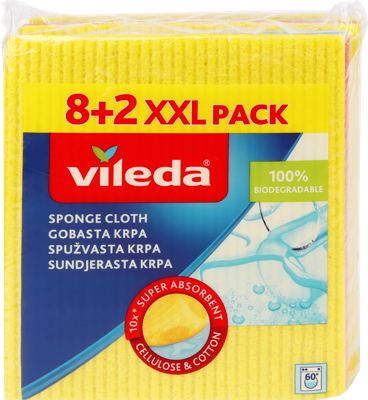 Vileda spužvasta krpa 10 kom OS