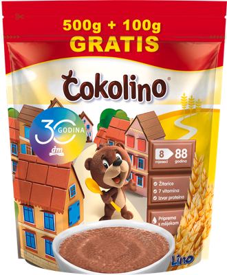 Lino Čokolino 500 g + 100 g gratis