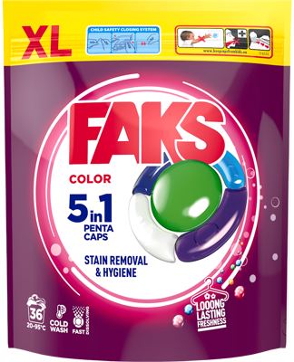 Deterdzent FAKS kapsule 36/1 Color