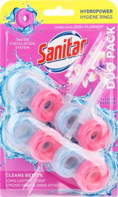 SANITAR WC RINGS FLOWER 2X40g