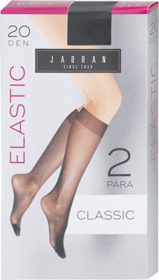 Elastic 20 ž.dokoljenice UNI/ crna 34,2p
