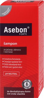 Asebon šampon za jač.obn.i rast 200ml