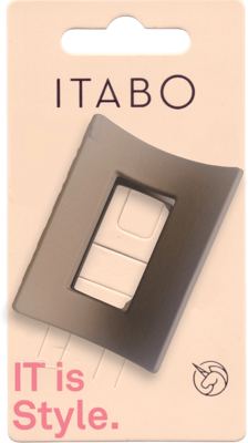 Itabo kopča za kosu mat smeđa 30952