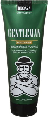 GEL ZA TUŠIRANJE 2U1 GENTLEMEN BIOBAZA 220ML