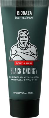 Biobaza Men gel/tuš.Black Energy 30 ml