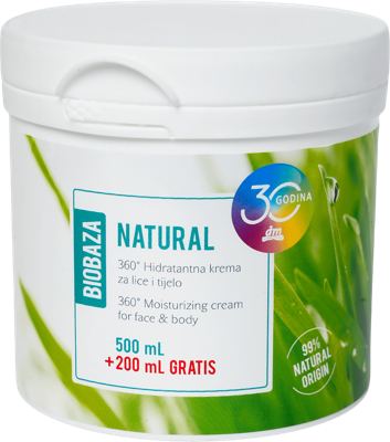 Biobaza univ. krema Natural 700 ml