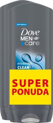 Dove MEN gel/tuš. Clean Comfort 2x400 ml