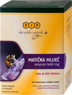 PIP matična mliječ ampule 10x10ml