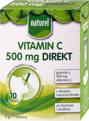 NATUREL VITAMIN C 500 MG DIREKT 30G