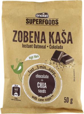 ZOBENA KAŠA S ČOKOLADA/CHIA 50g ENCIAN