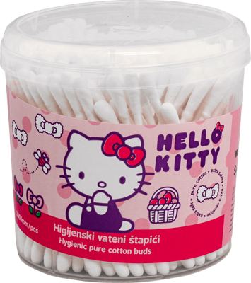 Hello Kitty štapići za uši 200 kom.
