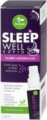 GreenLab Sleep well rapid oral.sprej25ml