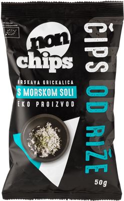 NonChips EKO čips odriže s mor.soli 50g