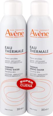 Avene termalna voda 300 ml duo pack