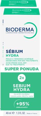BIODERMA Seb.Hydra kr.40 ml+Hyd.kr.40 ml