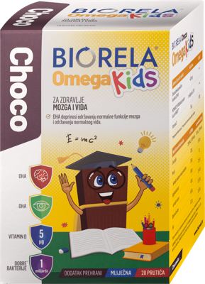 Biorela Choco Omega Kids 20 kom.