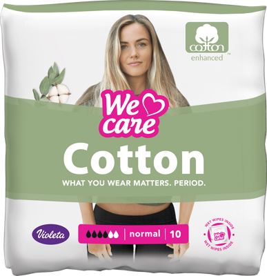 Violeta hig. ulošci Cotton normal 10kom.