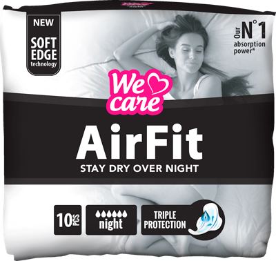 VIOLETA HIG.ULOŠCI NIGHT 10/1 AIR FIT