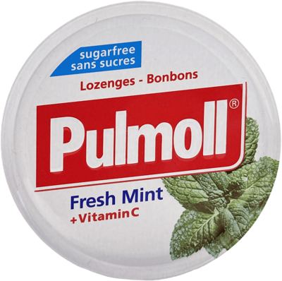 PULMOLL fresh mint i vitamin C 45 g