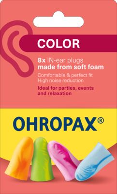 Ohropax čepići za uši Color 8 kom. T