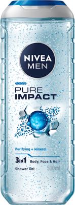 Nivea Men gel za tuš. P.Impact 500 ml