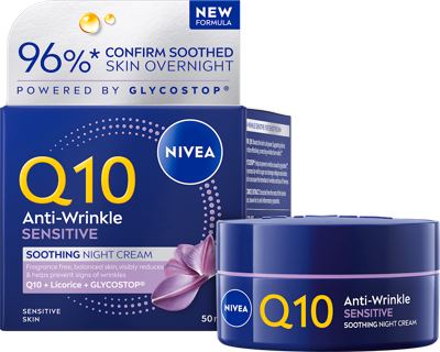 Nivea Q10 Sens. noćna krema 50 ml