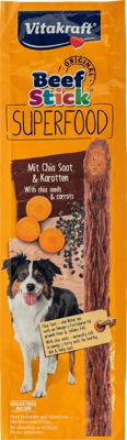 Beef Stick za pse , mrkva/chia 25g