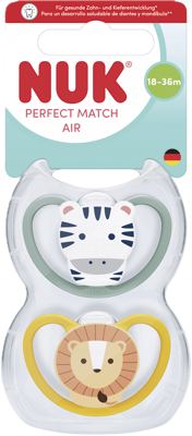 NUK duda var. PM 18-36 mj. 2 kom.