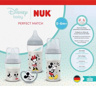 NUK set bočica PM Mickey 1 kom. OS