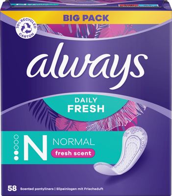ALWAYS DNEVNI ULOŠCI NORM.FRESH 58