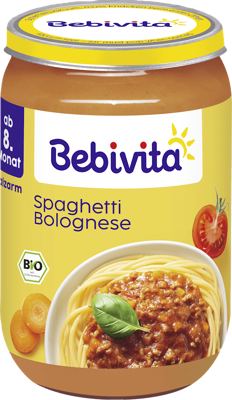 Bebivita EKO junior spagh.Bolog. 220g 8+