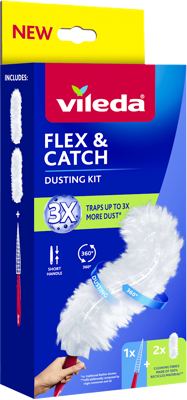 Vileda Flex&Catch kratka ručka+2 REF. OS