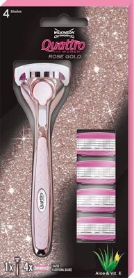 Wilkinson Quattro rose gold br+5pat OS
