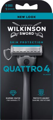 Wilkinson Quattro 4.brij.+ 1 britv. OS