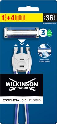 Wilkinson Essentials3 Hybrid brij.+4pat.