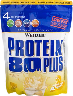 Weider 80 Plus protein vanil. 500g