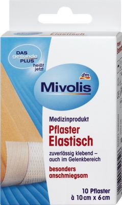 Mivolis flaster 10cmx6cm elast.10kom
