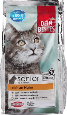DB mačka Senior suha hr.pil.bez žit.750g