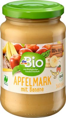 dmBio pire jabuka i banana 360g
