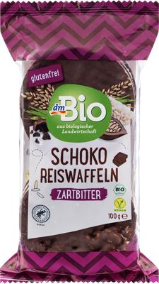 dmBio snack od riže i tam. čok. 100 g
