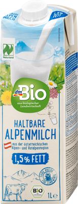 dmBio trajno mlijeko 1,5%m.m. 1 l
