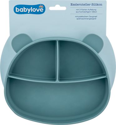 babylove tanjur za jelo silikonski 1kom