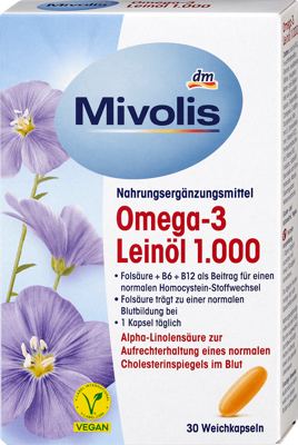Mivolis kap. Omega-3 1000mg ulje lana 30