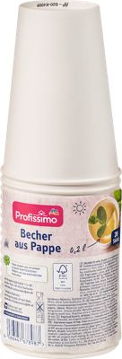 Profissimo čaše pap. 20 kom. 0,2L